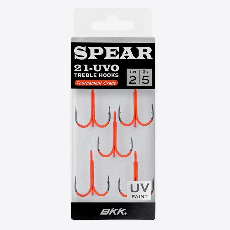 BKK Spear-21 UVO Treble Hooks - Image 2